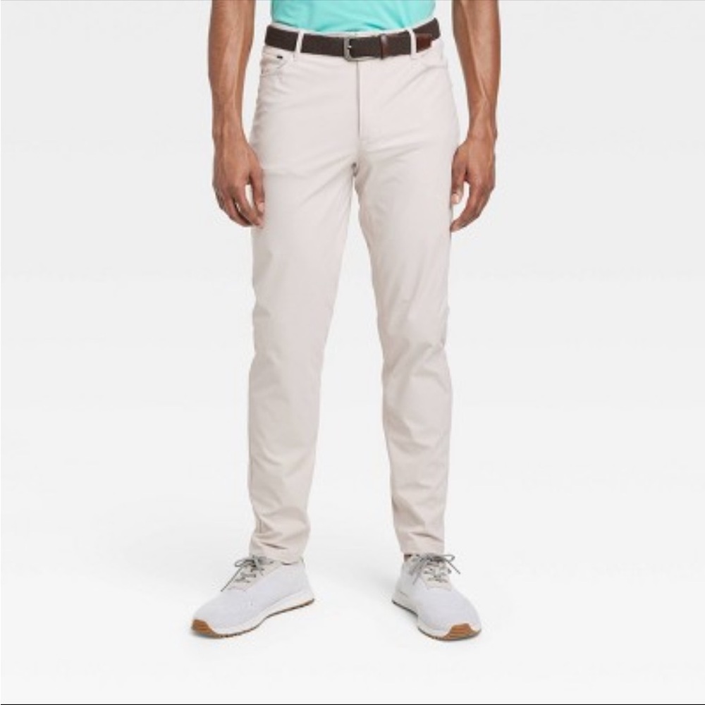 All in Motion Men's Light Khaki Golf Pants